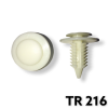 TR216 - 25 or 100 / Door Trim Panel Ret. (17/64" Hole) 